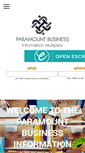 Mobile Screenshot of paramountbusinessinfo.com